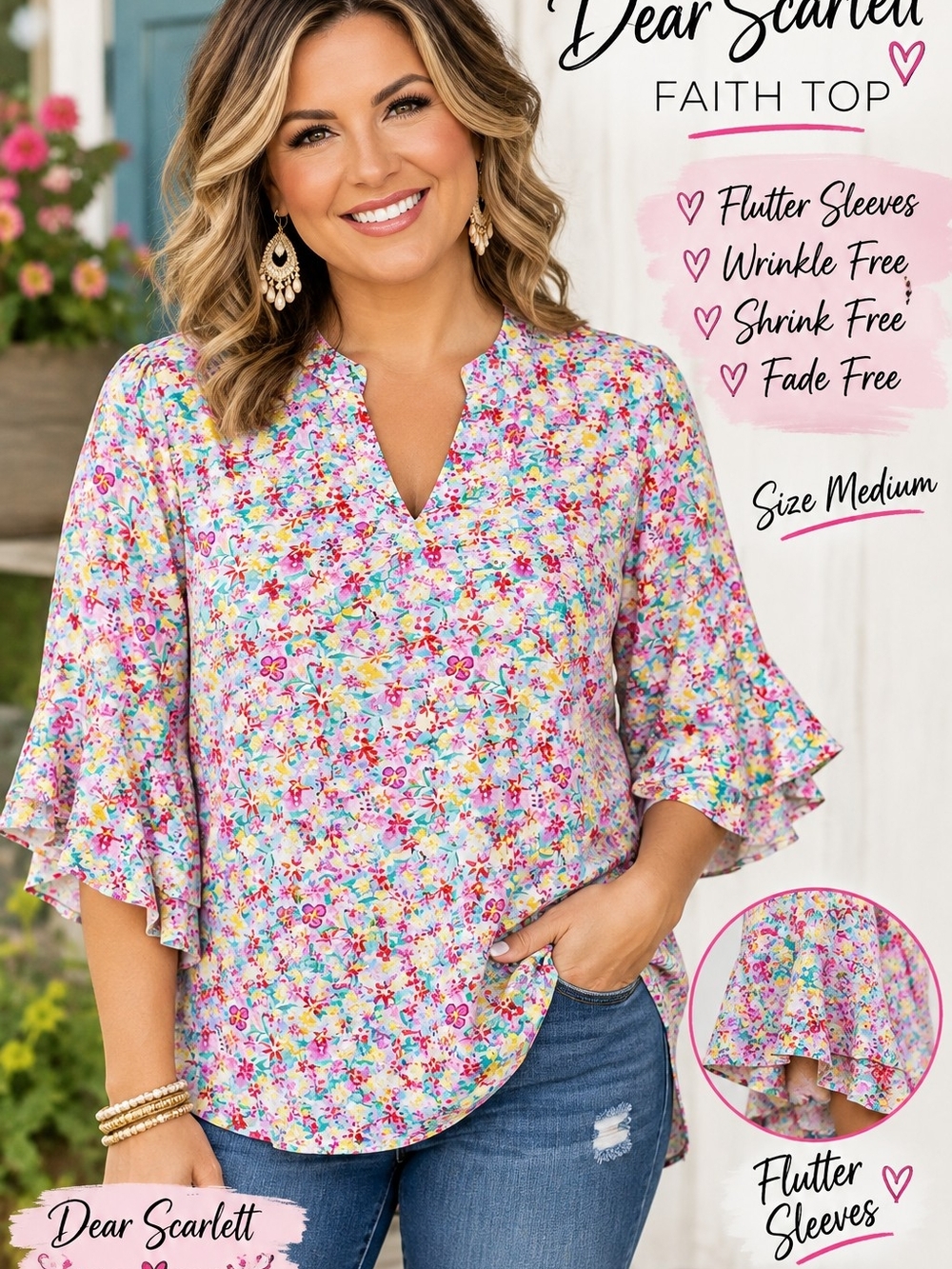 Dear Scarlett Faith Top